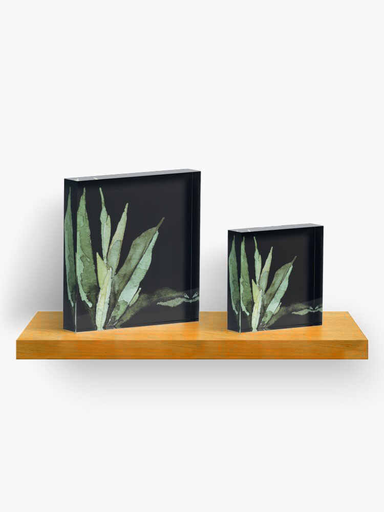 Custom art prints: watercolor painting illustration of a Sansevieria, or snake plant. Perfect for indoor gardening and houseplant lovers. Buy home decor, apparel, accessories and art prints at redbubble.com